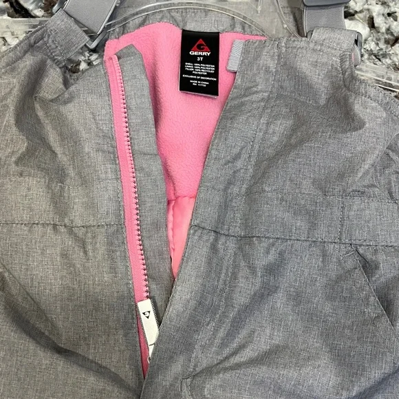 Gerry Gray Kids Overalls snow bibs winter ski snowboard - Picture 7 of 9